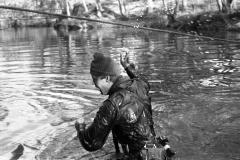 Livkomp övergång över Bäveån 1982