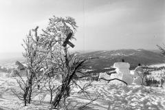 Livkompaniet vinterutbildning i Björnänge 1958