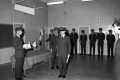 Plutonofficerskursens avslutning 1981